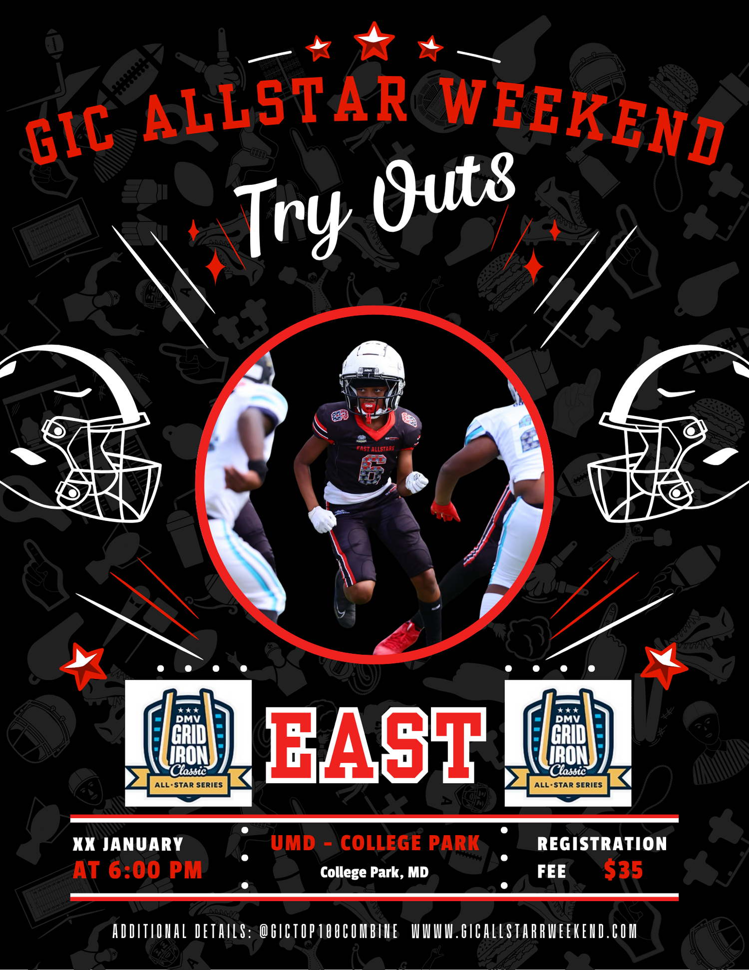 East - Try Out Registration