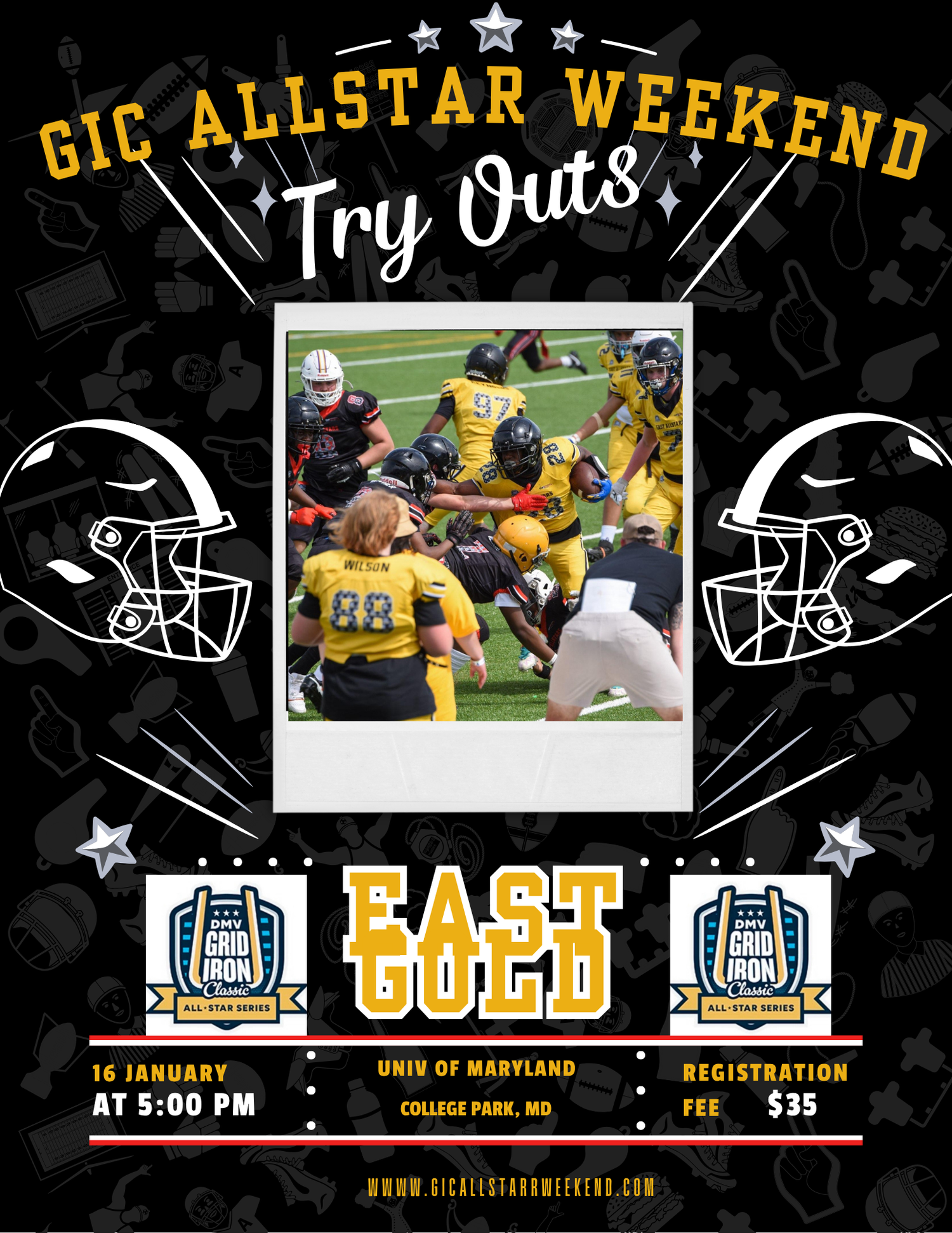 East Gold Try Out Registration(Closed - Tryout Date Has Passed)