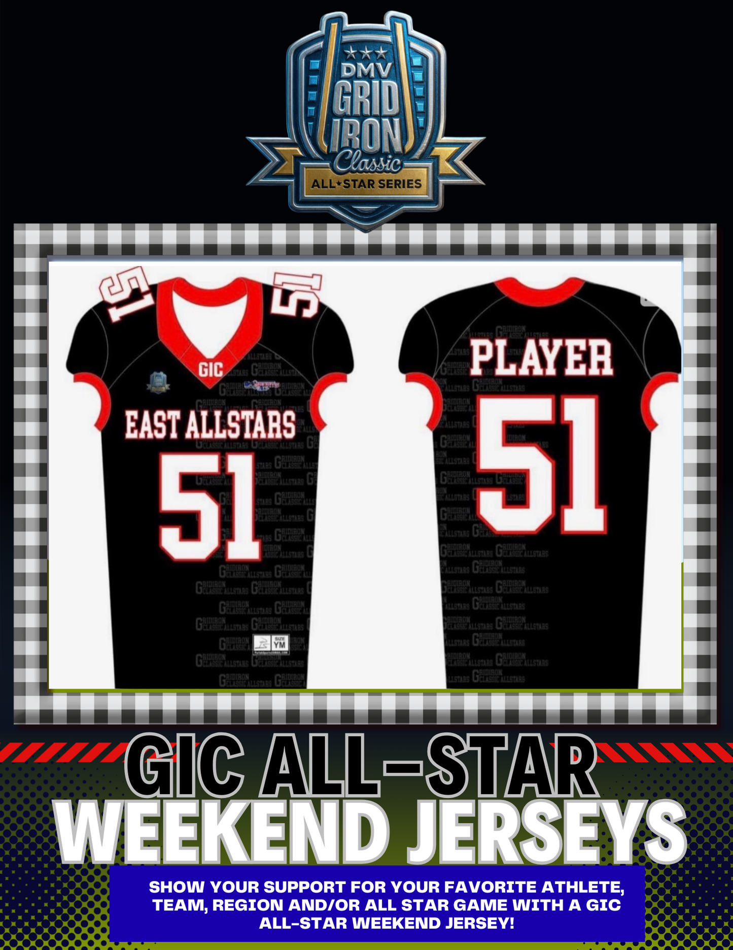 GIC All-Star Weekend CUSTOM Parent Jerseys