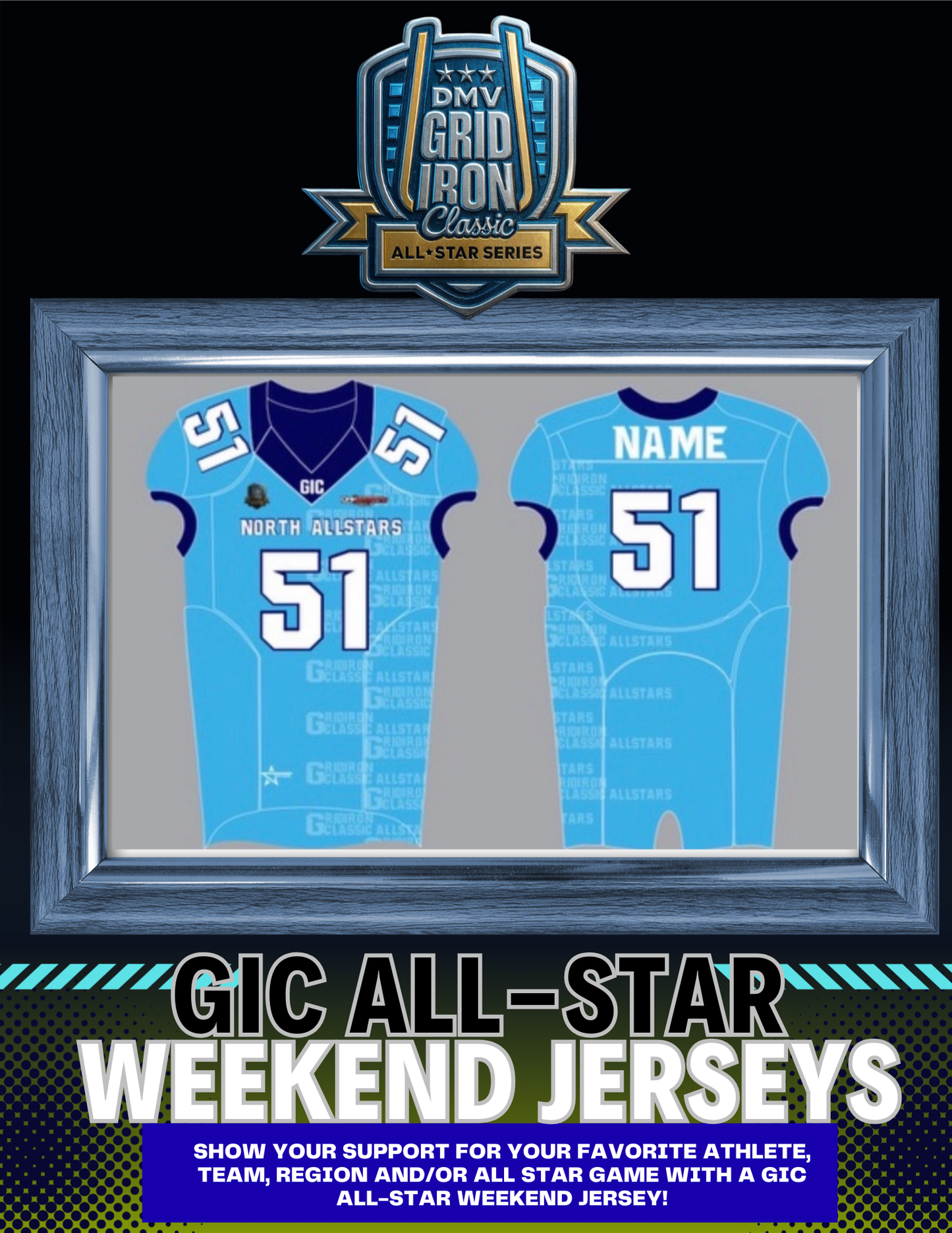 GIC All-Star Weekend CUSTOM Parent Jerseys
