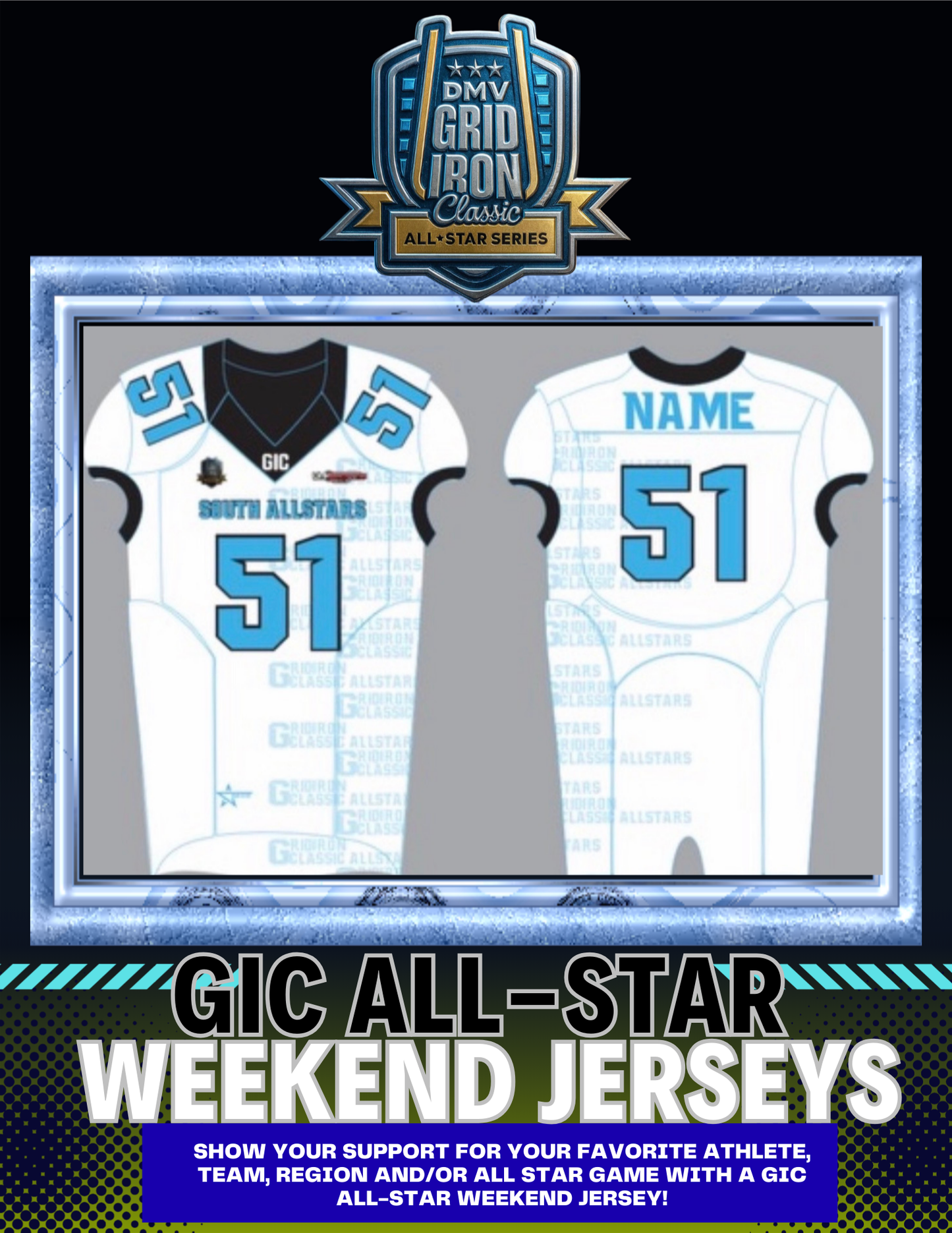 GIC All-Star Weekend CUSTOM Parent Jerseys