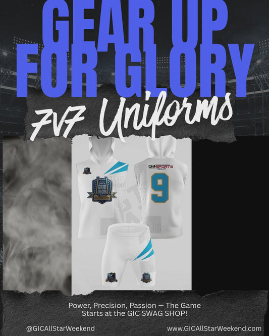 GIC Verified Camp/7v7 Uniform - WHITE (Adult Size)