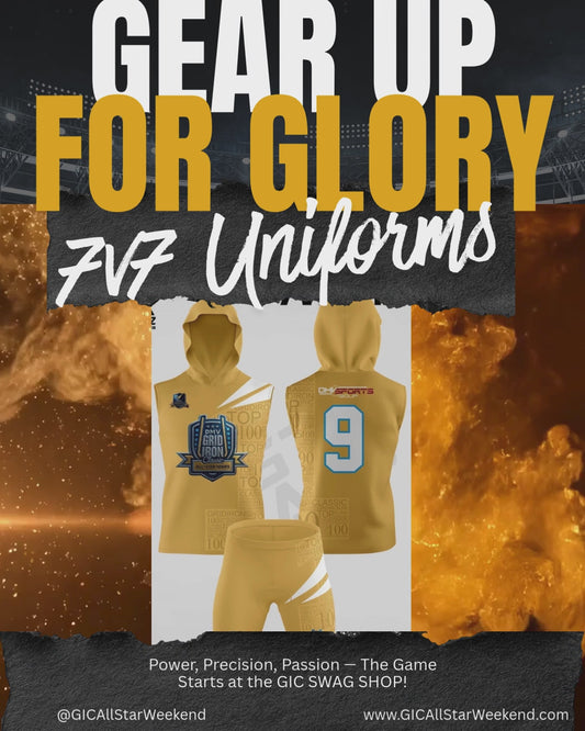 GIC Verified Camp/7v7 Uniform - GOLD (Adult Size)
