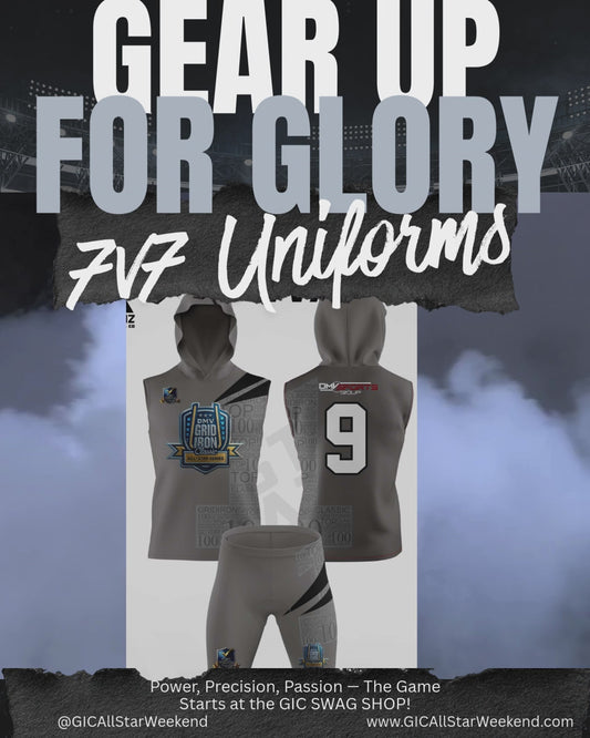 GIC Verified Camp/7v7 Uniform - GRAY (Adult Size)